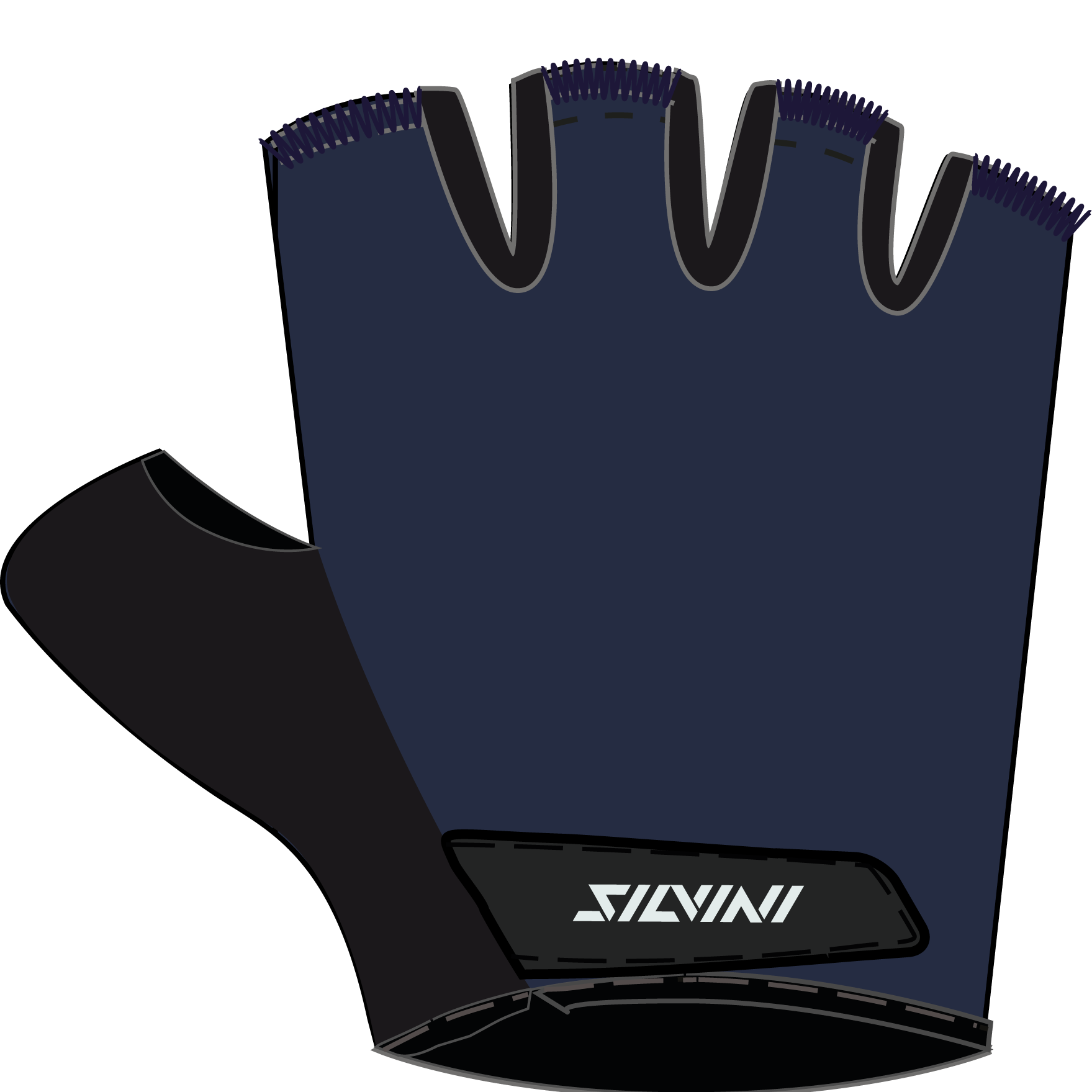 Silvini pánské cyklistické rukavice MA2417 Gaiono