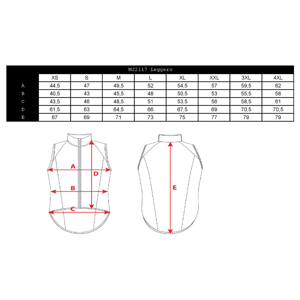 Silvini men's vest MJ2117 Leggero